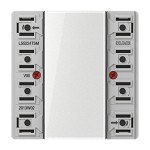 JUNG LS5224TSM Tastsensor-Modul 24 V AC/DC, 20 mA, 2-kanalig, 4 Schaltpunkte, F50, Serie LS 