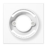 JUNG LS937WW Abdeckung für Lichtsignale 1fach, Duroplast, Serie LS, alpinweiß 