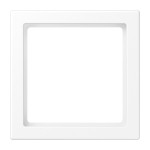 JUNG LS961Z5WWM Zwischenrahmen 55 x 55 mm, Thermoplast lackiert, schneeweiß matt, senkrechte und waagerechte Montage 