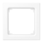 JUNG LS961ZWWM Zwischenrahmen 50 x 50 mm, Thermoplast lackiert, schneeweiß matt, senkrechte und waagerechte Montage 
