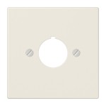 JUNG LS964 Abdeckung für Befehlsgeräte mit 22,5 mm Ø 1fach, Duroplast, Serie LS, weiß 