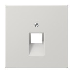 JUNG LS969-1UALG Abdeckung für IAE/UAE-Anschlussdosen, 1 x 8-polig, Thermoplast, Serie LS, lichtgrau 