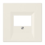 JUNG LS969T Abdeckung für TAE-Anschlussdosen, 1fach, Thermoplast, Serie LS, weiß 