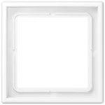 JUNG LS981WWM Rahmen 1fach, LS 990, IP 44, Duroplast lackiert, schneeweiß matt, senkrechte und waagerechte Montage 