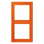 JUNG LS982O Rahmen 2fach, LS 990, IP 44, Duroplast, senkrechte und waagerechte Montage 