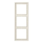 JUNG LS983W Rahmen 3fach, LS 990, IP 44, Duroplast, weiß, senkrechte und waagerechte Montage 