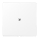 JUNG LS990AWWM Leitungsauslass mit Zugentlastung, Duroplast lackiert, Serie LS, schneeweiß matt 