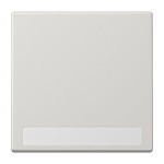 JUNG LS990NALG Wippe 1fach, mit Schriftfeld, Duroplast, Serie LS, lichtgrau 