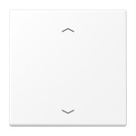 JUNG LS990PWWM Wippe 1fach, mit Pfeilsymbolen, Duroplast lackiert, Serie LS, schneeweiß matt 