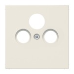 JUNG LS990SAT Abdeckung für Universal-Sat/BK-Dosen 1fach, Thermoplast, Serie LS, weiß 