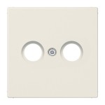 JUNG LS990TV Abdeckung für Antennendosen 1fach, Thermoplast, Serie LS, weiß 