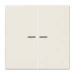 JUNG LS995KO5 Wippe 2fach, mit Lichtleiter, Duroplast, Serie LS, weiß 