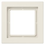 JUNG LSD981W Rahmen 1fach, LS-DESIGN, Duroplast, weiß, senkrechte und waagerechte Montage 