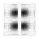 JUNG LSMCD4WW Lautsprechermodul, Thermoplast, Serie CD, alpinweiß 