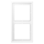 JUNG LSZ982BFWWM Rahmen 2fach, LS ZERO, Thermoplast lackiert, schneeweiß matt, senkrechte und waagerechte Montage 