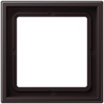 JUNG LSZAL981BFD Rahmen 1fach, LS ZERO, Thermoplast lackiert, dark, senkrechte und waagerechte Montage 