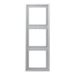 JUNG LSZAL983BF Rahmen 3fach, LS ZERO, Thermoplast lackiert, Aluminium, senkrechte und waagerechte Montage 