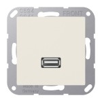 JUNG MAA1122 USB 2.0, Thermoplast, Serie AS, weiß 