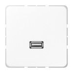 JUNG MACD1122WW USB 2.0, Thermoplast, Serie CD, alpinweiß 