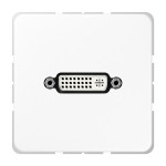 JUNG MACD1193WW DVI, Thermoplast, Serie CD, alpinweiß 