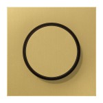 JUNG ME1740C Abdeckung mit Drehknopf 1fach, Serie LS, Messing classic 