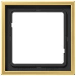 JUNG ME2981C Rahmen 1fach, LS 990, Messing classic, senkrechte und waagerechte Montage 