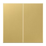 JUNG ME2995C Wippe 2fach, Serie LS, Messing classic 