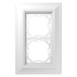 JUNG PA982G125-0 Einputzadapter wandbündig 2fach, LS ZERO 