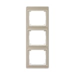 Jung SL583GB Rahmen 3-fach senkrechte Montage Acrylglas SL 500 gold-bronze 