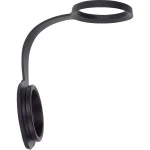 Merten Ersatz Klappdeckel für Vollgummi-SCHUKO-Kupplung, schwarz 