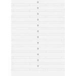 Merten Beschriftungsstreifen, polarweiß 