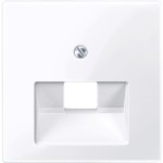 Merten Zentralplatte für UAE-Einsatz, 1fach, aktivweiß glänzend, System M 