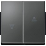 Merten Wippe für Rollladenschalter und -taster, anthrazit, AQUADESIGN 