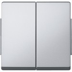 Merten Wippe für Serienschalter, aluminium, AQUADESIGN 