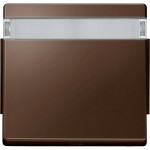 Merten 343915 Wippe mit Schriftfeld dunkelbrasil AQUADESIGN 