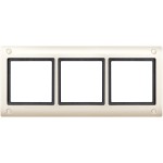 Merten 401344 AQUADESIGN-Rahmen mitVerschraubung 3-fach cremeweiß 