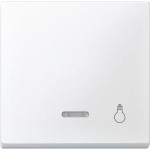 Merten Wippe mit Kontrollfenster und Aufdruck Licht, polarweiß, System M 