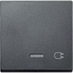 Merten Wippe mit Kontrollfenster und Aufdruck Steckdose, anthrazit, System M 