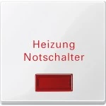 Merten Wippe für Heizungs-Notschalter, polarweiß glänzend, System M 