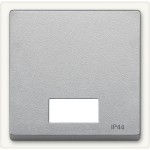 Merten Wippe mit rechteckigem Symbolfenster IP44, aluminium, System M 