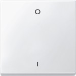 Merten Wippe mit Kennzeichnung 0/ 1, polarweiß, System M 