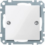 Merten Blindabdeckung für Sonderanfertigung Kommunikation/EDV, polarweiß glänzend System M 