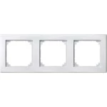 Merten M-SMART-Rahmen, 3fach, polarweiß 