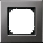 Merten M-PLAN-Metallrahmen, 1fach, Rhodiumgrau 