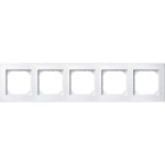 Merten M-PLAN-Rahmen, 5fach, polarweiß 