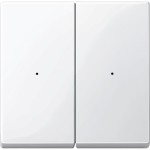 Merten Wippen für Tastermodul 2fach, polarweiß glänzend, System M 