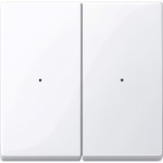 Merten Wippen für Tastermodul 2fach, aktivweiß glänzend, System M 