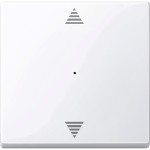 Merten Wippe für Tastermodul 1fach mit Aufdruck Auf/Ab, aktivweiß glänzend, System M 