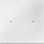 Merten Wippen für Tastermodul 2fach, polarweiß, System M 