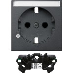 Merten Erweiterungsset Kontrolllicht für SCHUKO-Steckdosen, anthrazit, System M 